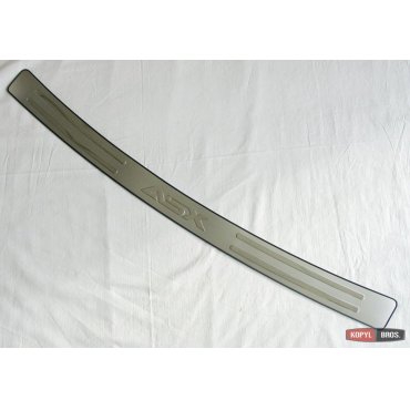 Mitsubishi ASX 2013+ накладка защитная на задний бампер SS тип W