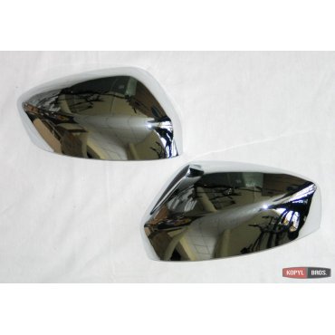Mazda CX-5 2017+ накладки хром на зеркала цельные тип W