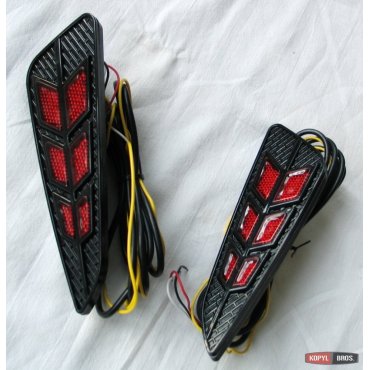 Toyota C-HR LED вставки катафоты в задний бампер тип CP